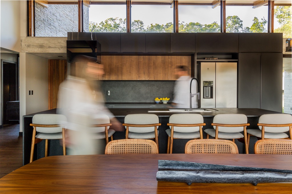 Escritório de arquitetura de interiores de cozinha Criciúma